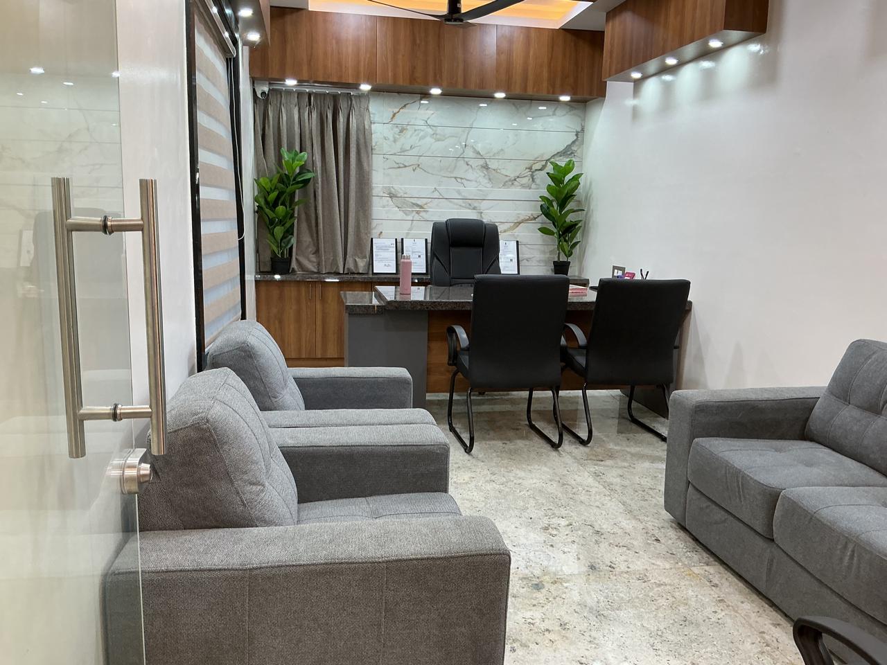 Office reception lounge